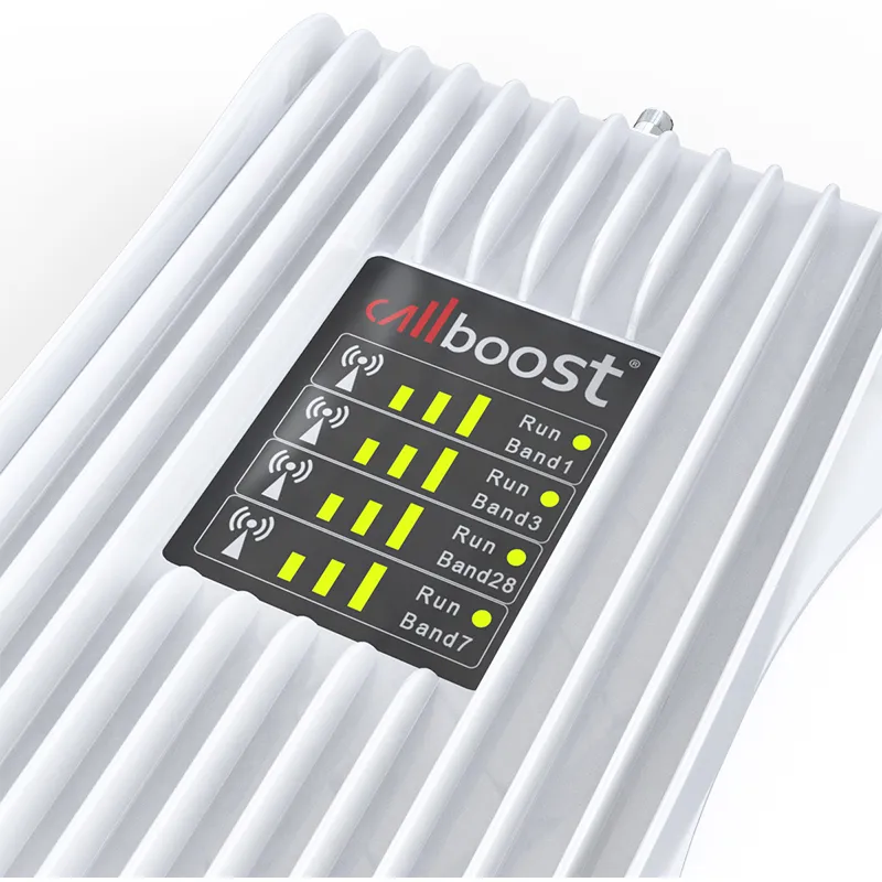 a white electronic device with a black and yellow label